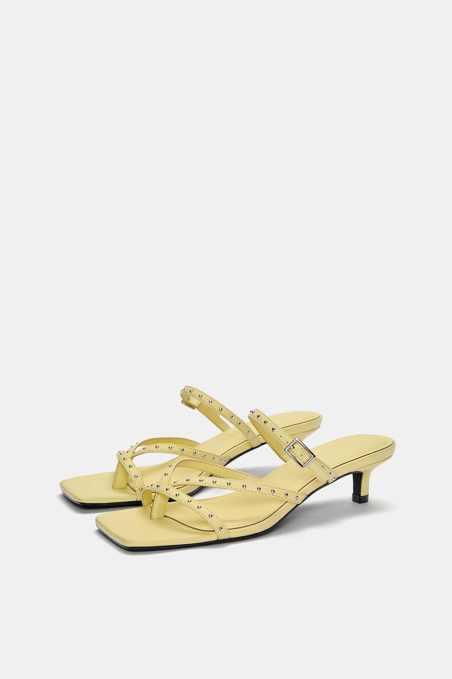 Studded heeled sandals Product Image