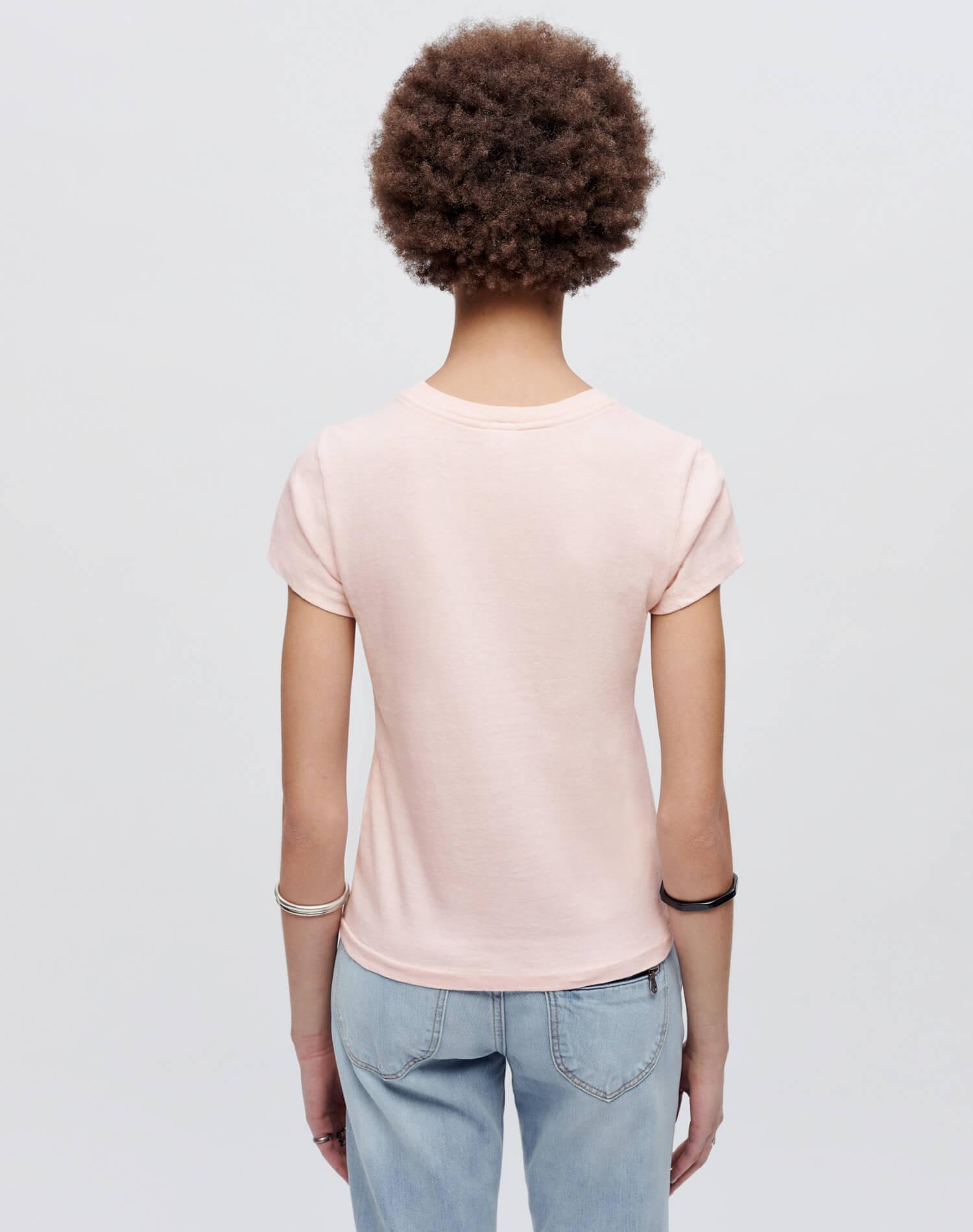 Hanes 1960s Slim Tee - Peony Female Product Image
