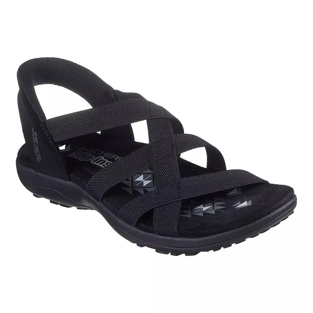 Skechers Hands Free Slip-ins® Reggae Slim Stretch Flex Women's Sandals, Size: 7, Black Product Image
