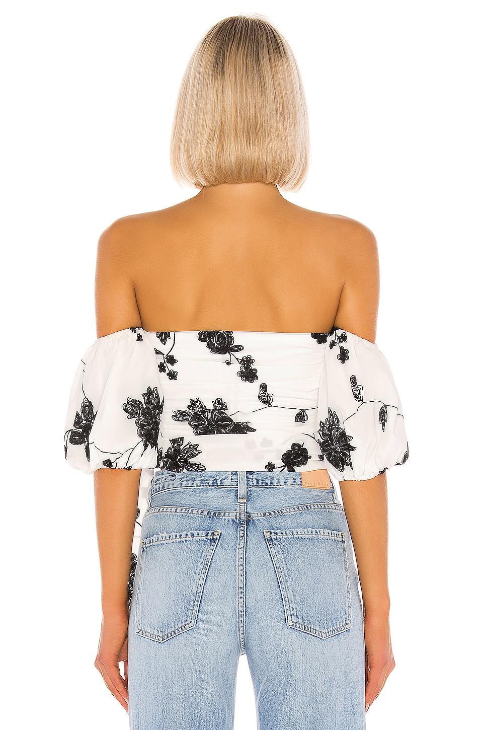 x REVOLVE Leya Embroidered Top House of Harlow 1960 Product Image