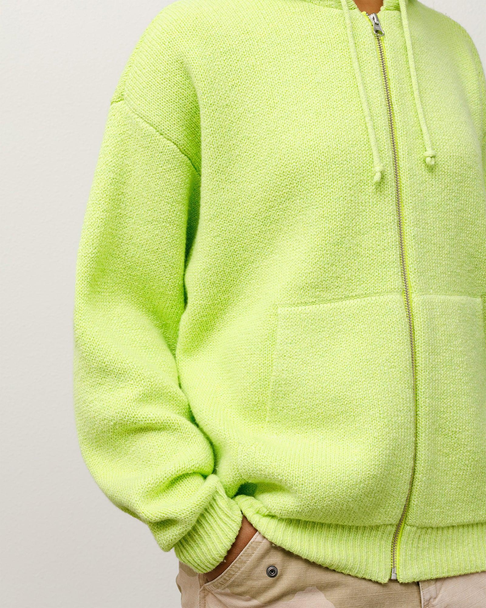 HOODED ZIP SWEATER Male Product Image
