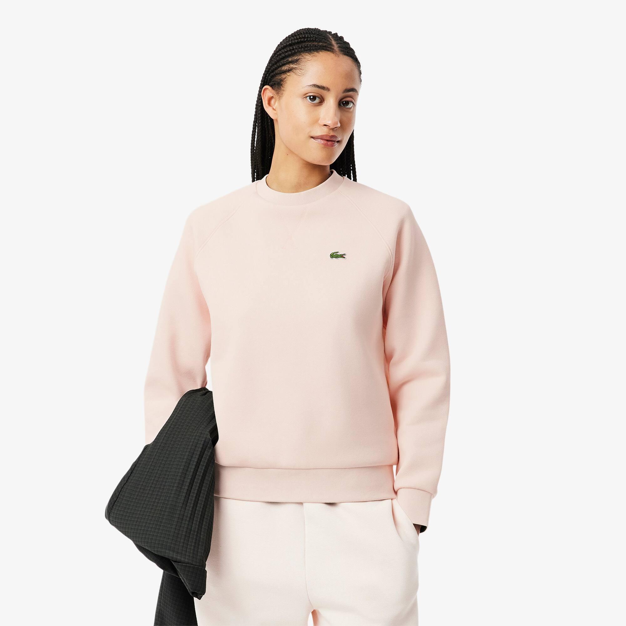 Crew Neck Piqué Sweatshirt Product Image