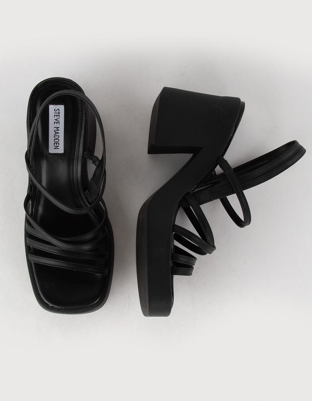 STEVE MADDEN Kalani Womens Platform Sandals - BLACK Product Image