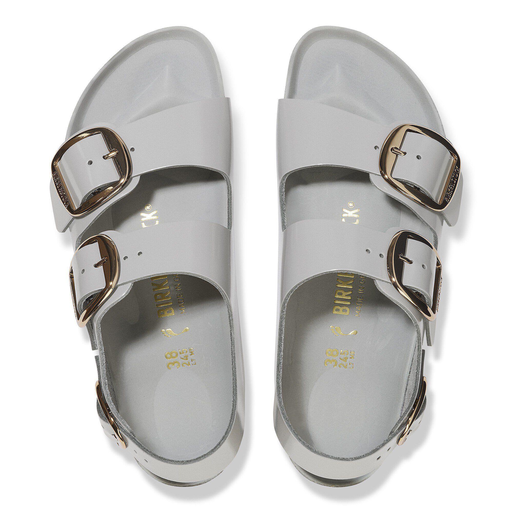 Milano Big Buckle Natural Leather Patent Product Image