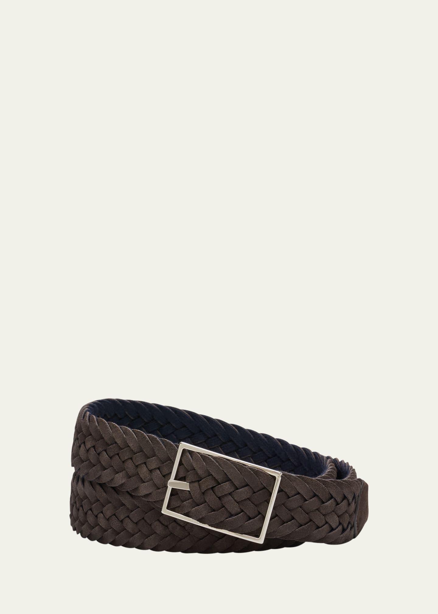 Mens Reversible Suede Wool Felt Belt Product Image