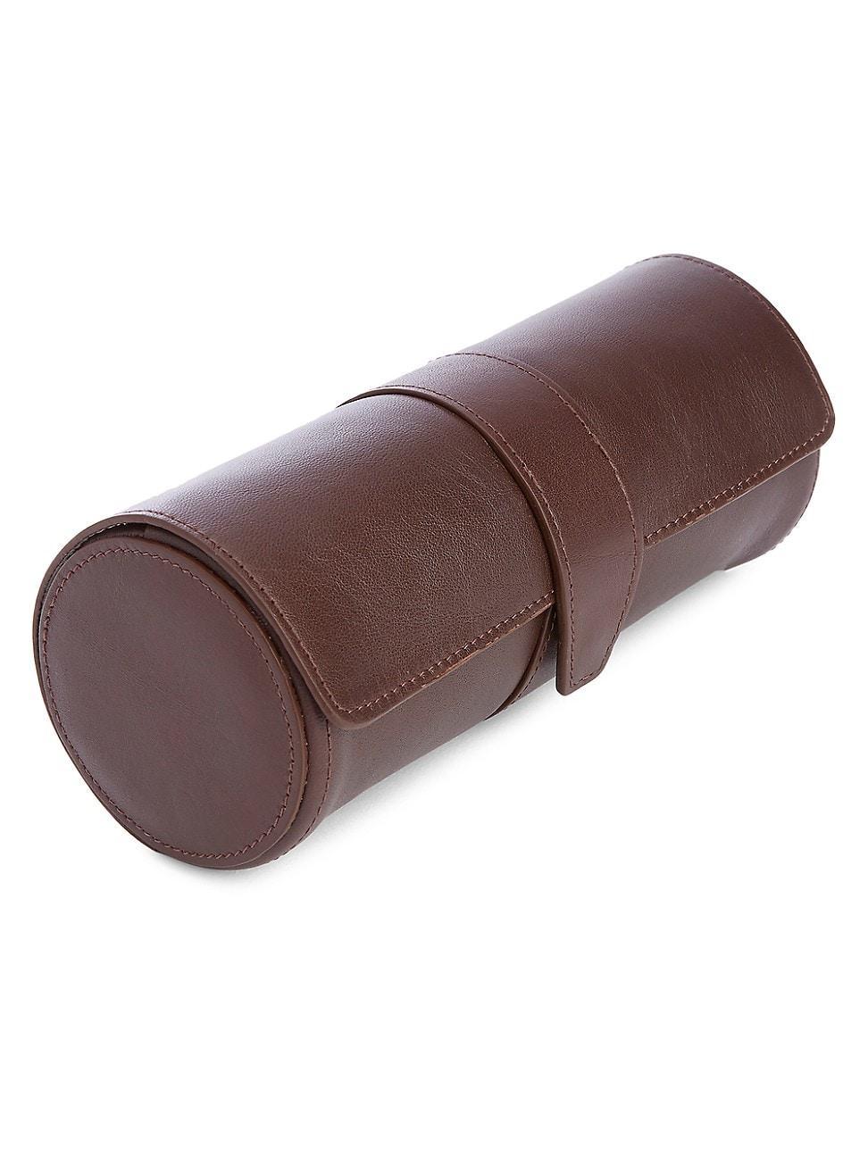 Royce Leather Deluxe Watch Roll, Black Product Image