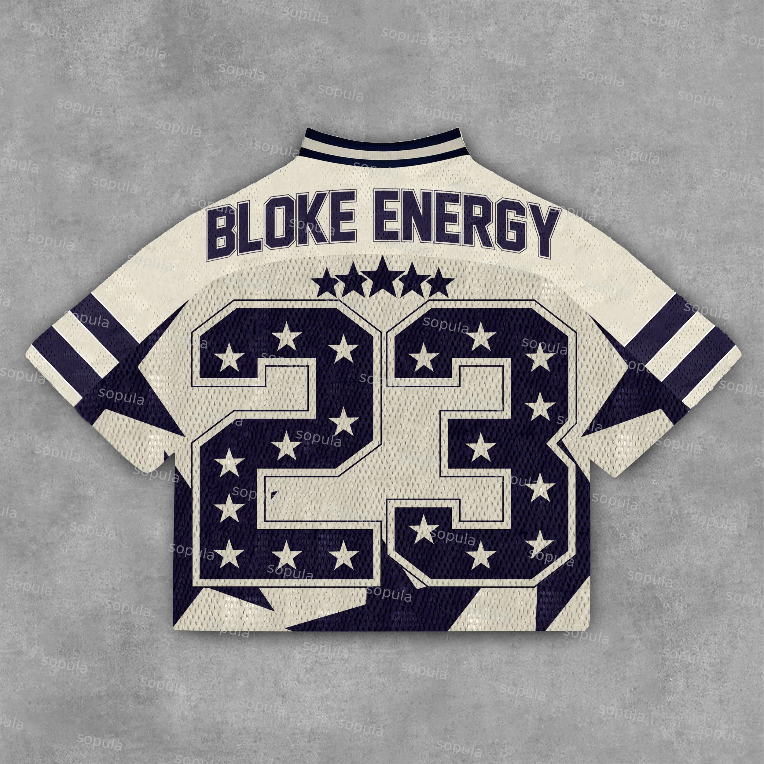 Sopula Retro Flex No 23 Blokecore Style Star V-Neck Cropped T-Shirt Product Image
