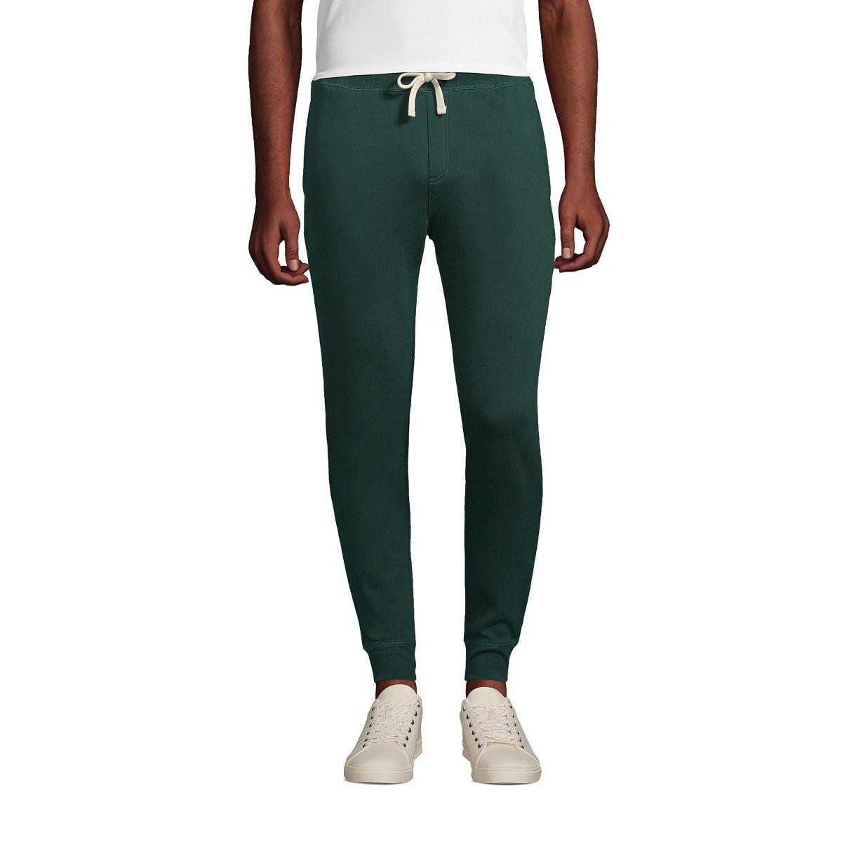 Adult Lands' End School Uniform Jogger Sweatpants, Men's, Size: XS, Red Product Image