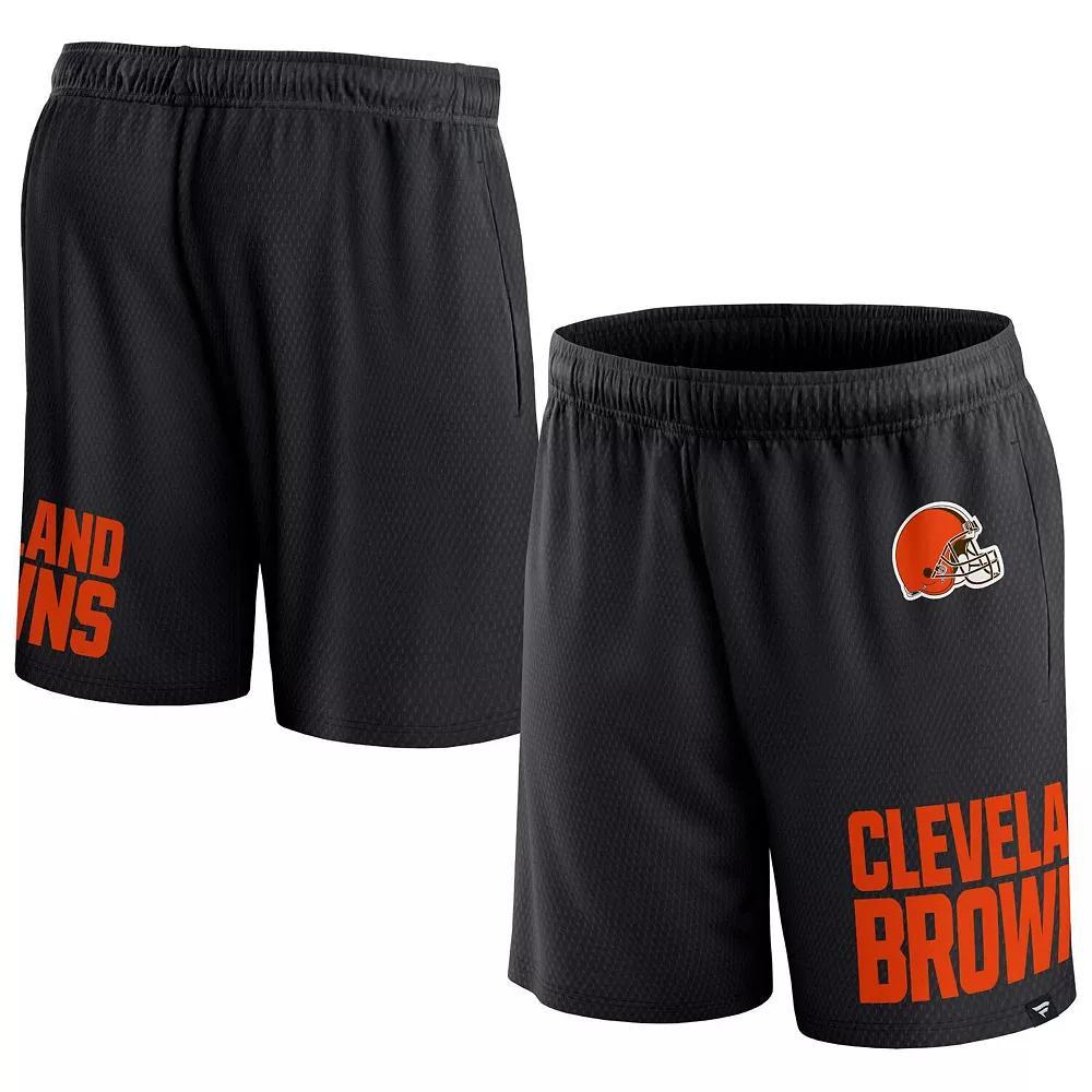 Men's Fanatics Branded Black Cleveland Browns Clincher Shorts, Size: 2XL Product Image
