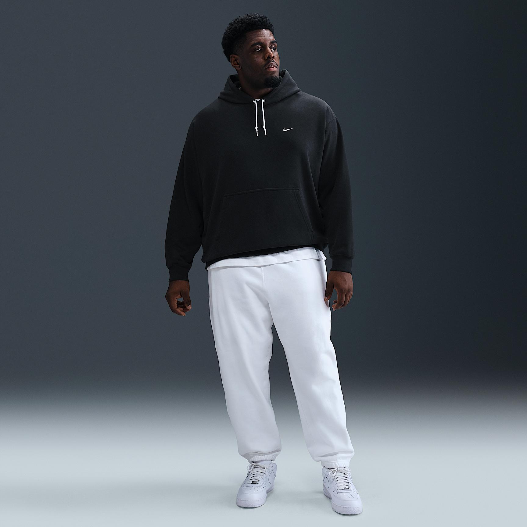 Nike Solo Swoosh Men's French Terry Pullover Hoodie Product Image