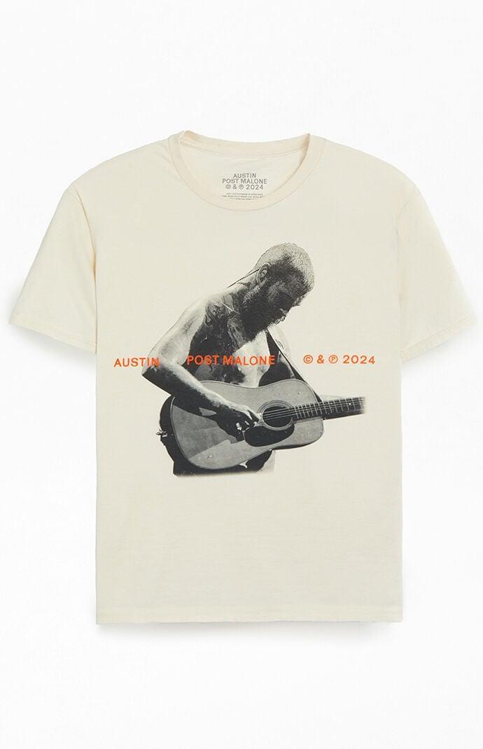 Men's Post Malone Guitar T-Shirt Product Image