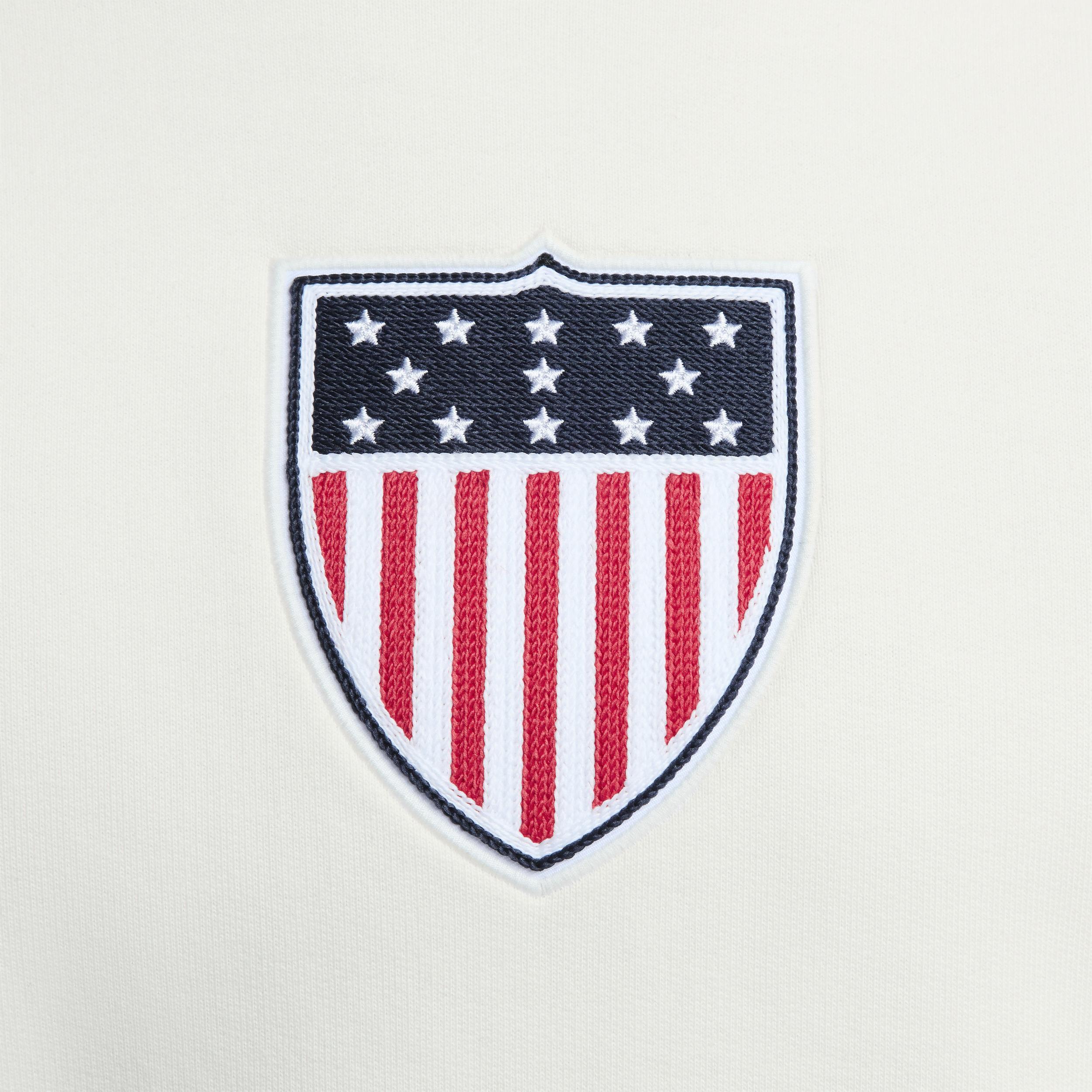 Mens Nike White Team USA Solo Swoosh 1924 Pack Pullover Sweatshirt Product Image