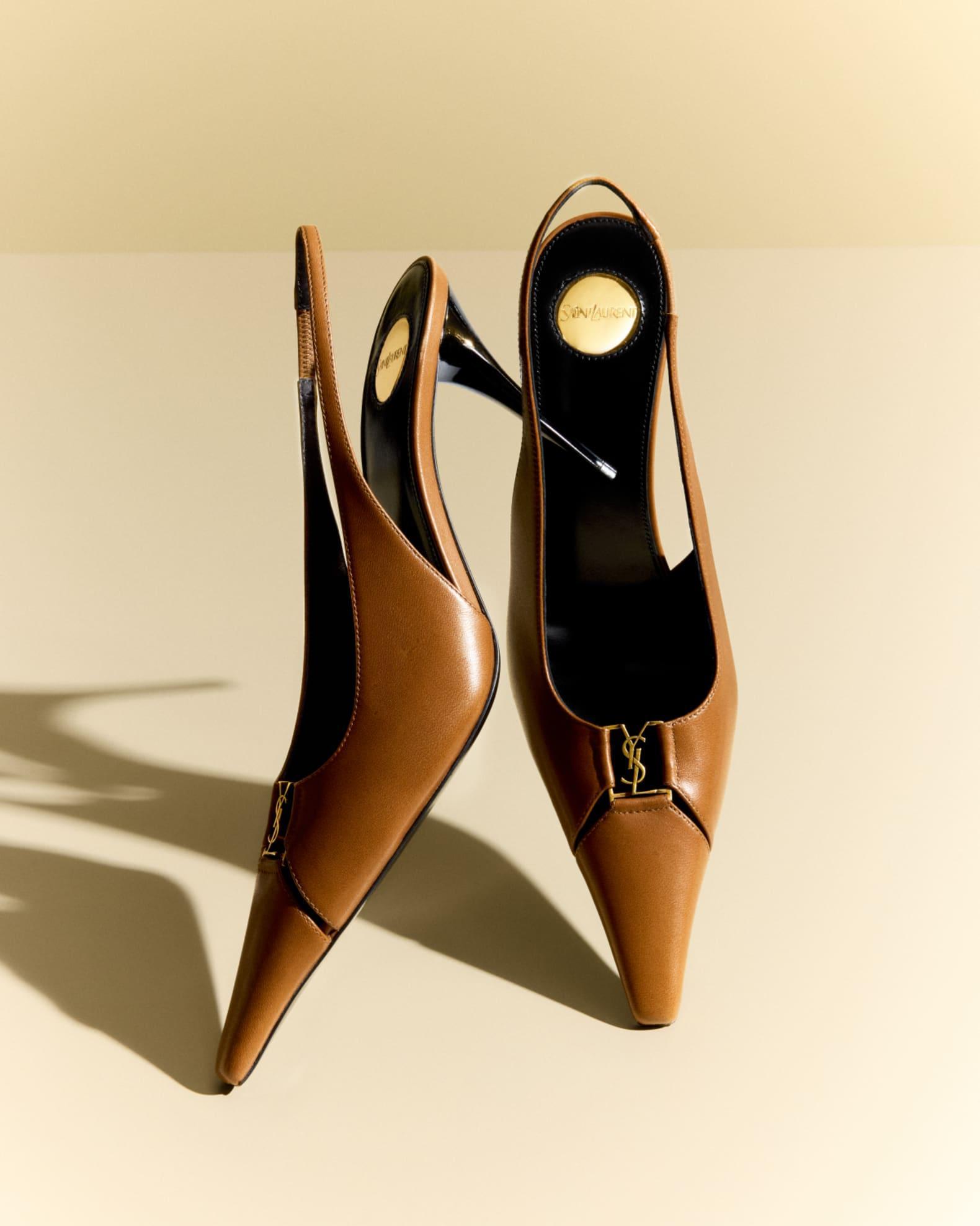 Babylone Leather YSL Slingback Pumps Product Image