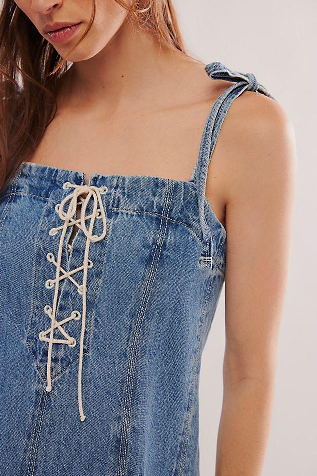 RE/DONE Flounce Dress Product Image