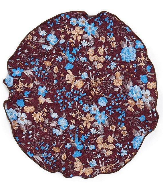 Edward Armah Floral Reversible Sillk Pocket Circle Product Image
