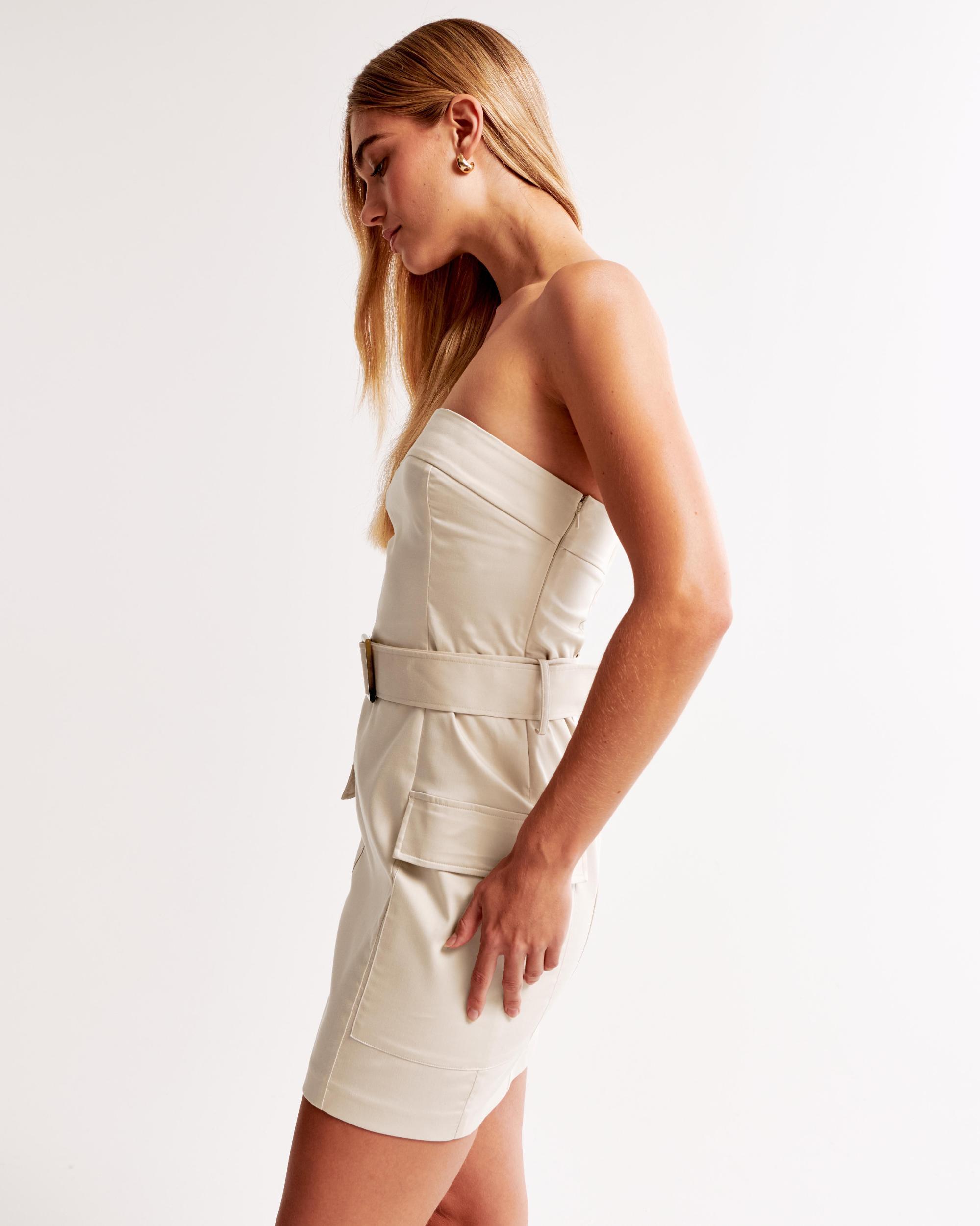 Strapless Utility Mini Dress Product Image