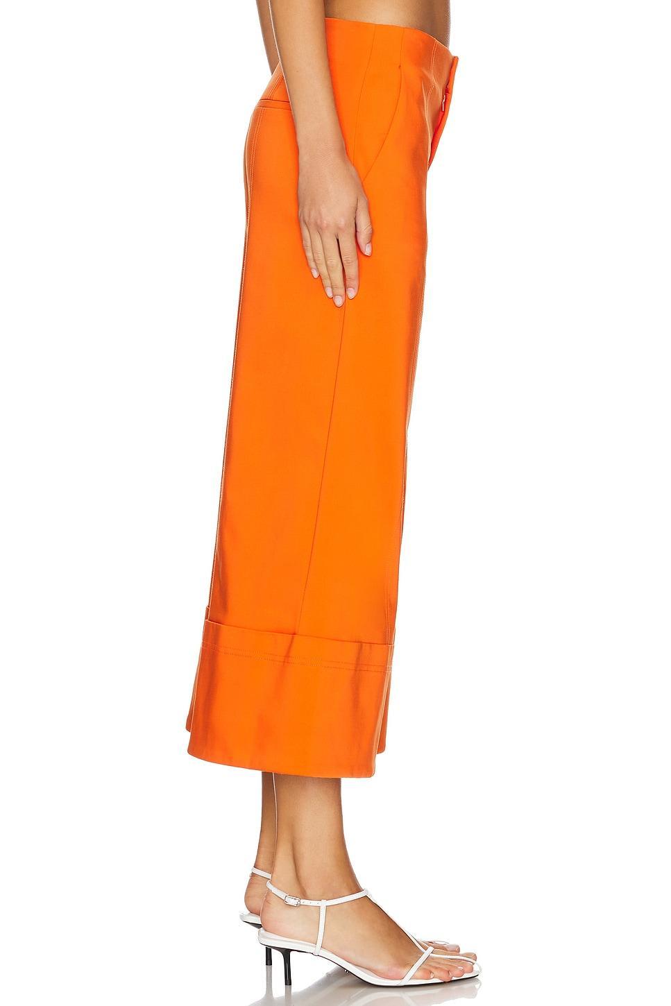 Andra High Rise Wide Leg Cropped Cuff Pant Alice + Olivia Product Image