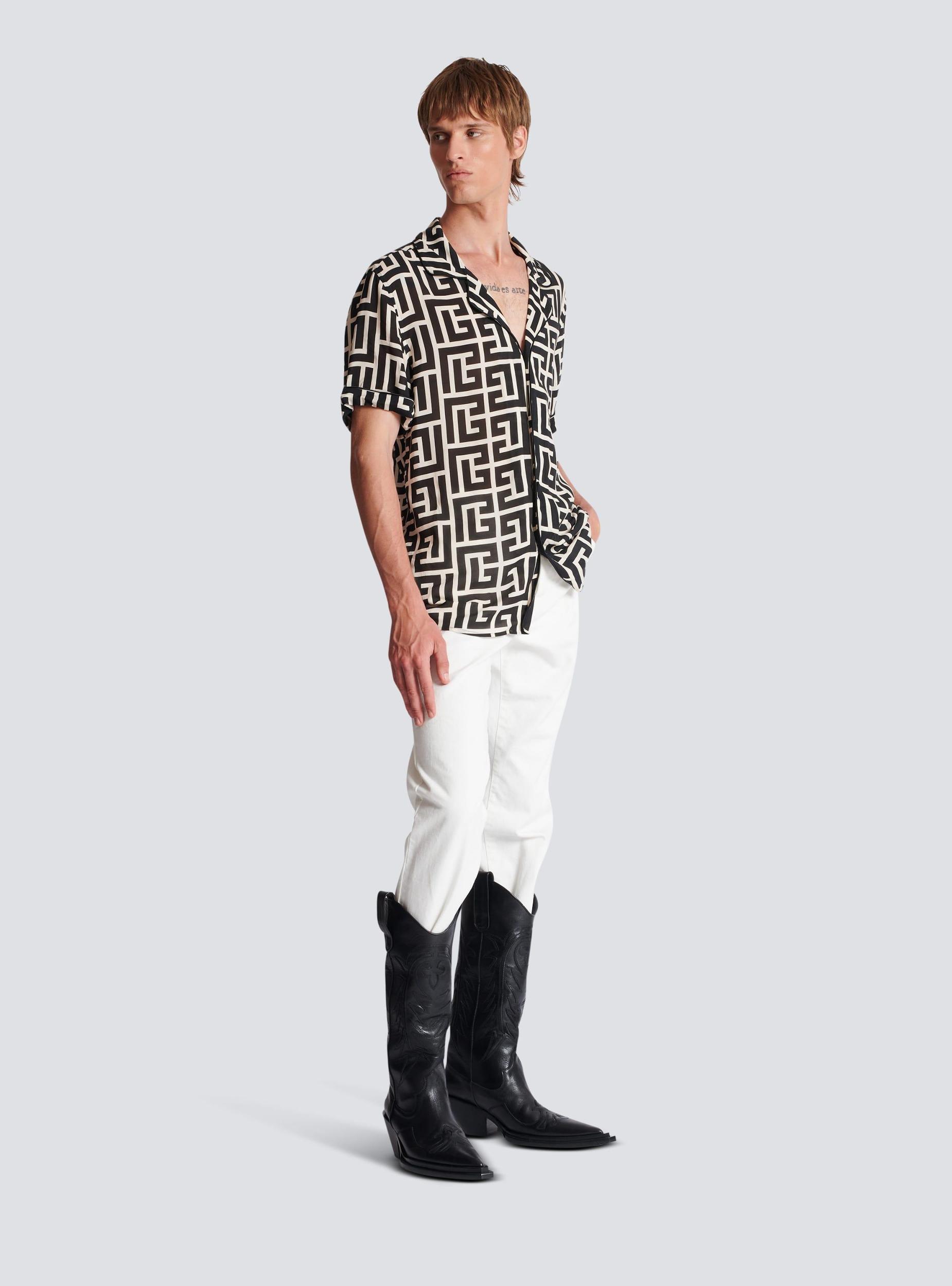 Monogram-printed shirt Product Image