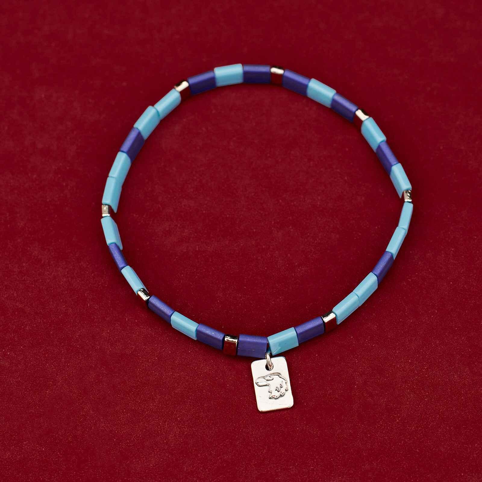 Ravenclaw™ Tile Bead Stretch Bracelet Male Product Image