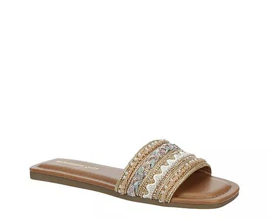 madden girl Thread Women's Slide Sandals, Size: 8, Blush Product Image