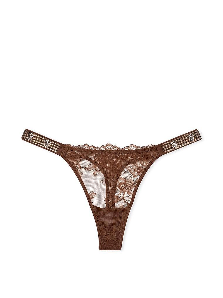 Shine Strap Rose Lace Panty Product Image
