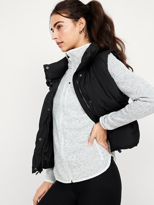 Fleece-Knit Zip Jacket Product Image