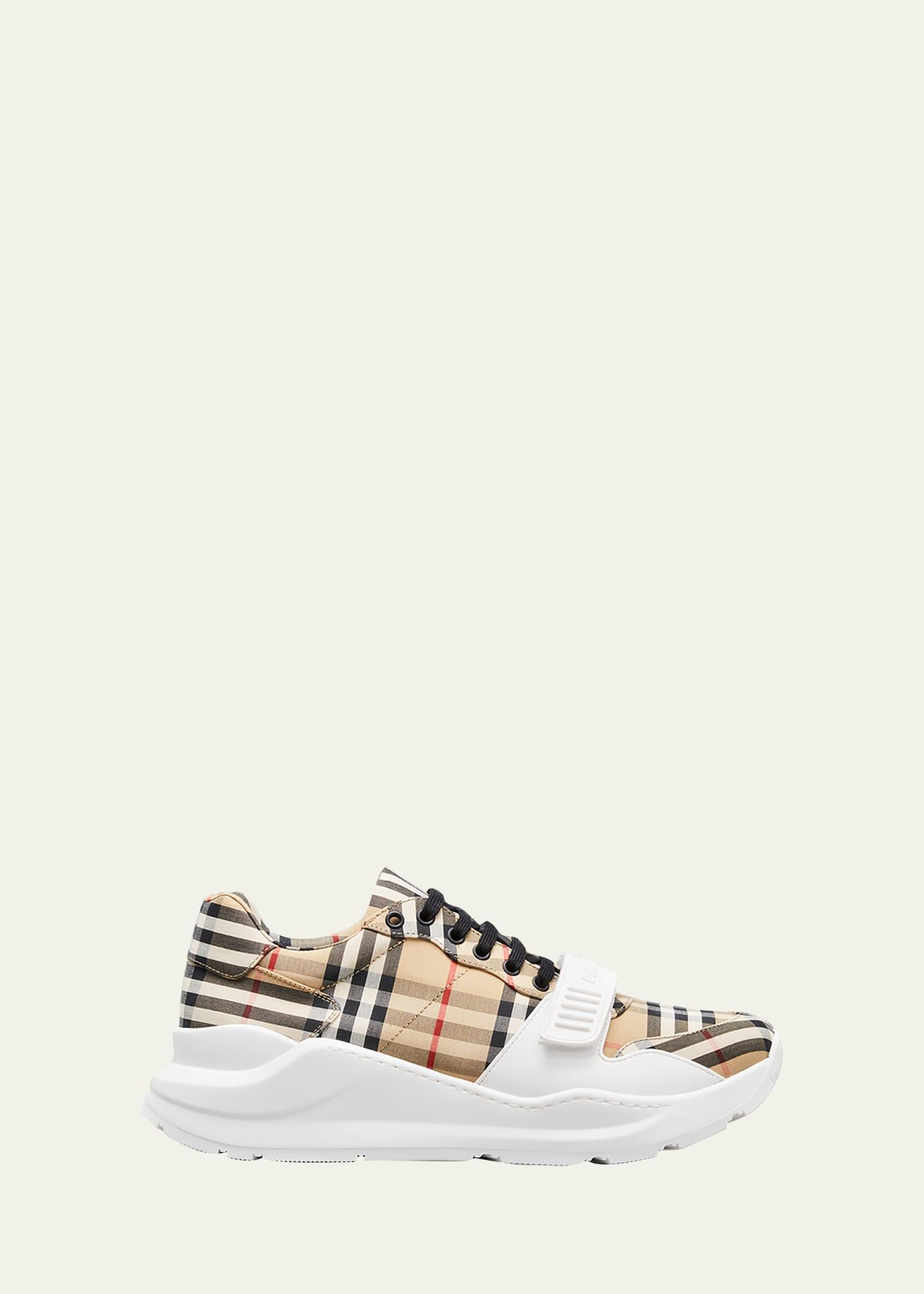 Mens Regis Check Trainer Sneakers Product Image