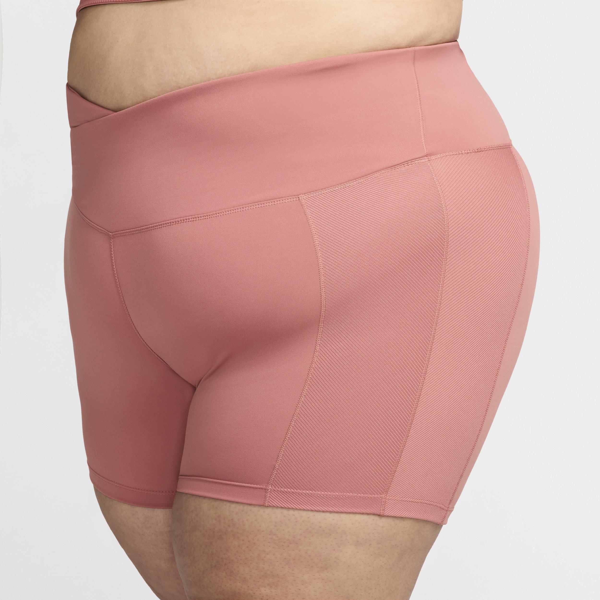 Nike Women's One Wrap High-Waisted 5" Biker Shorts (Plus Size) Product Image