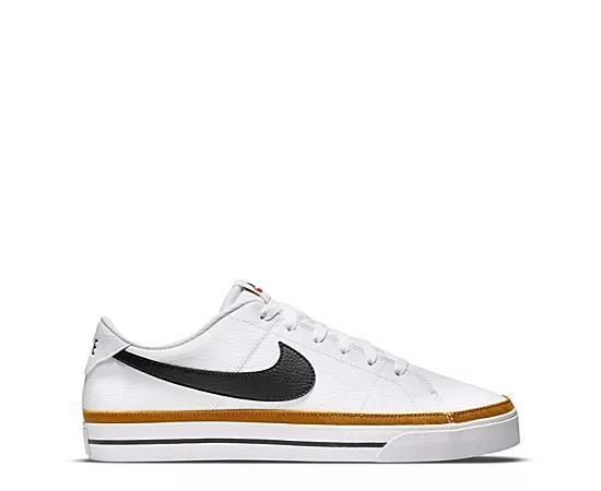 Nike Court Legacy Men's Shoes, Size: 14, White Black Ochre Product Image