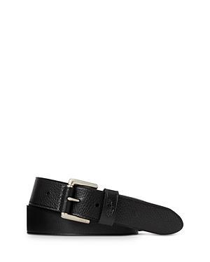 Mens Pebbled Leather Belt Product Image