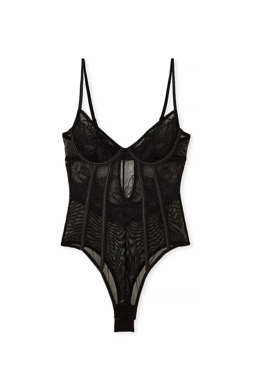Underwired Lace Bodysuit Product Image