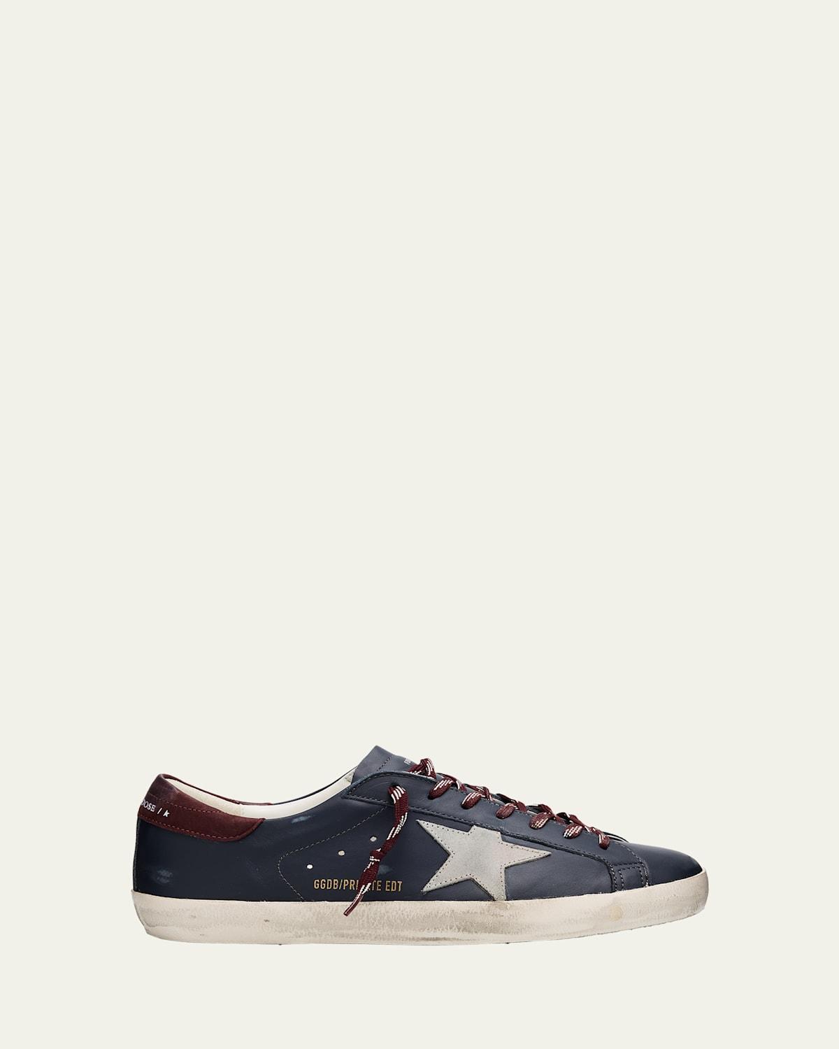 Mens Superstar Leather Low-Top Sneakers Product Image