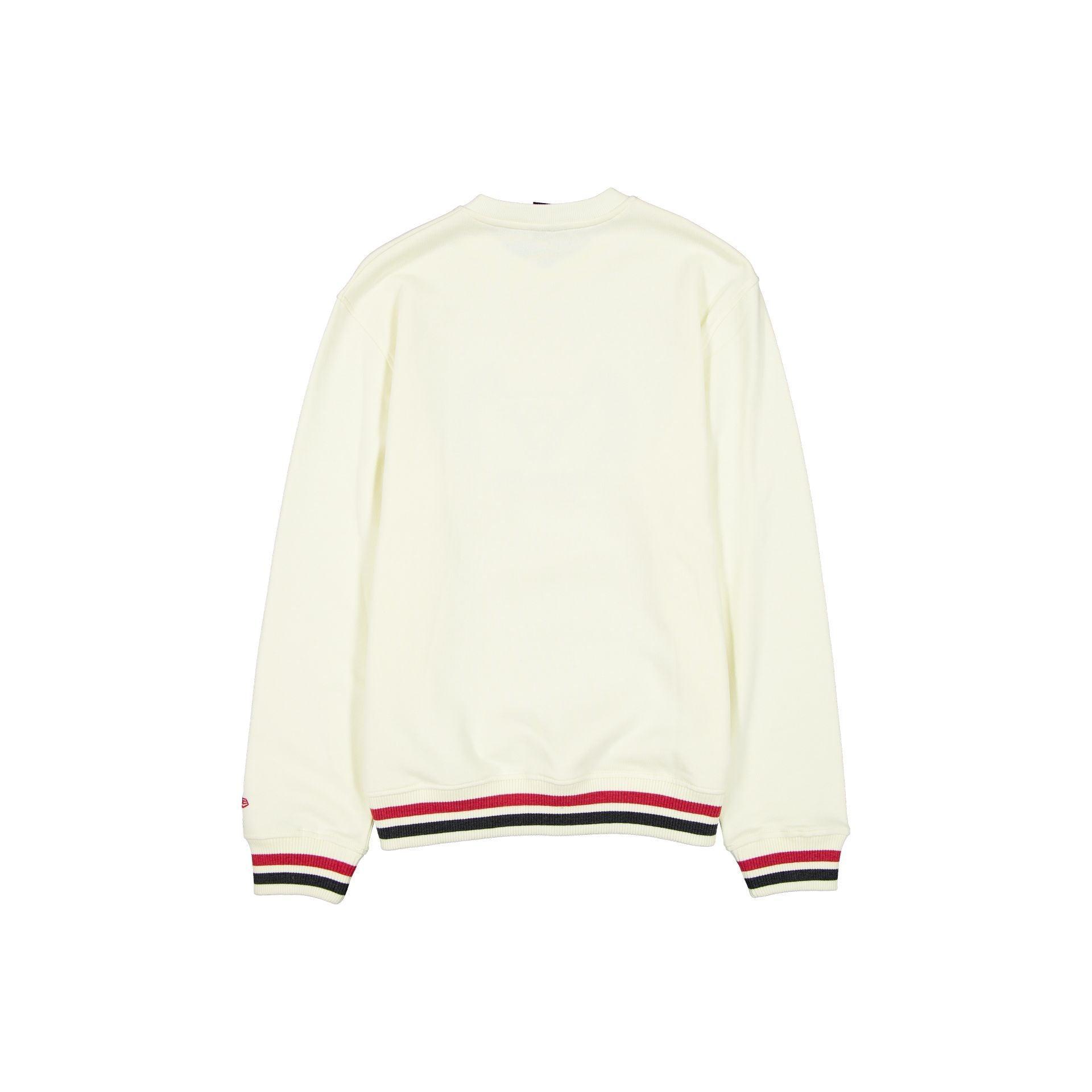 Houston Astros Throwback Chrome White Crewneck Male Product Image