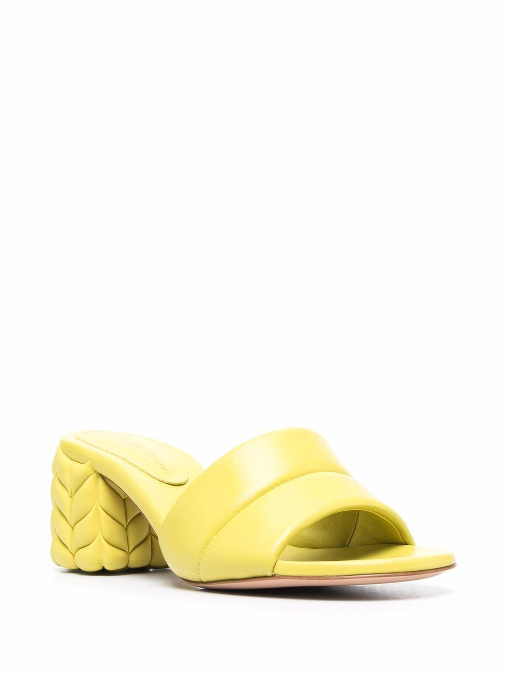 padded leather sandals  Product Image
