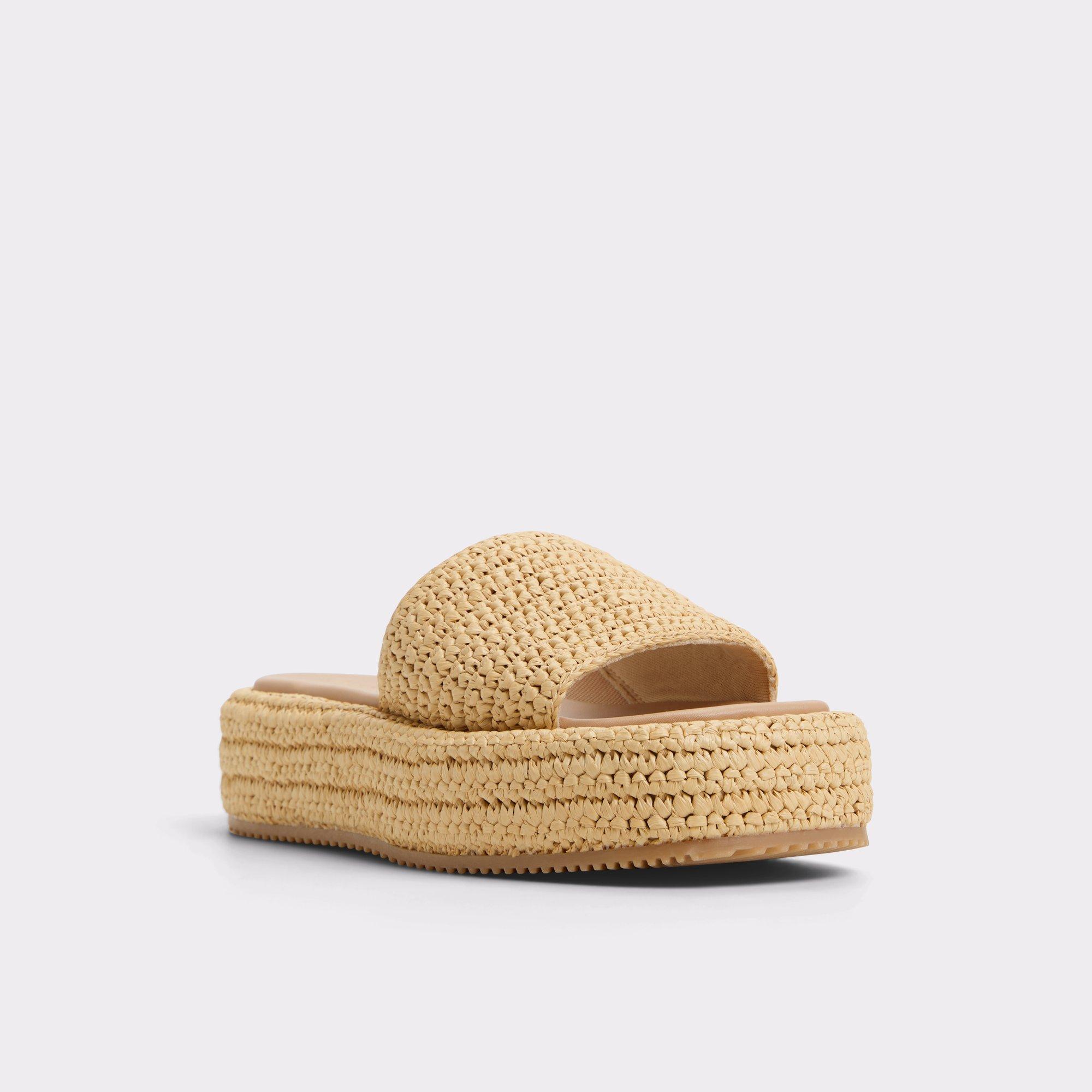 ALDO Bohemina - Women's Platform Sandal Sandals - Beige, Size 6 Product Image