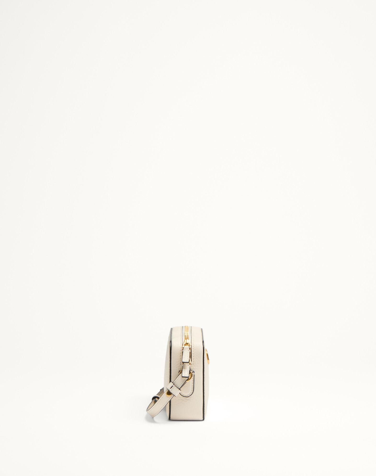 Valentino Garavani Alltime Mini Shoulder Bag In Grainy Calfskin Product Image