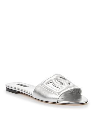 Dolce & Gabbana Womens Slide Sandals Product Image