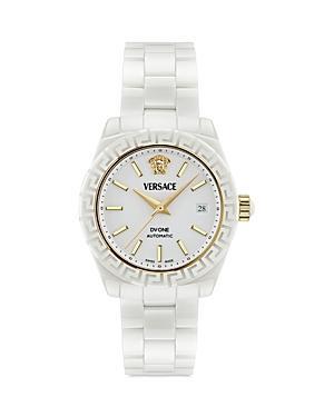 40mm DV One Automatic Watch with Bracelet Strap, White Product Image