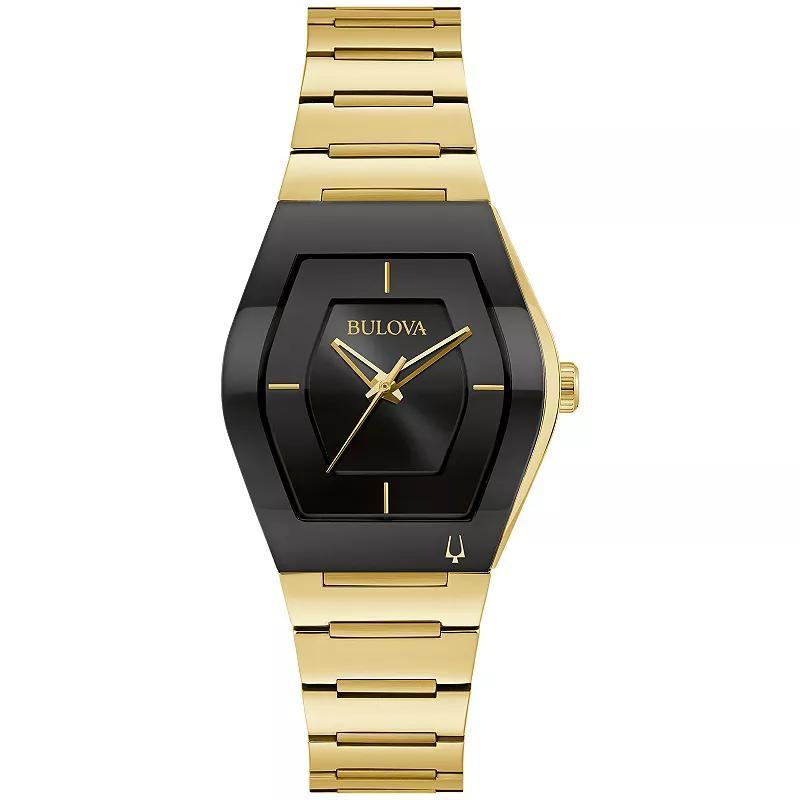 Bulova Futuro Womens Gold Tone Stainless Steel Bracelet Watch - 97L164 Product Image