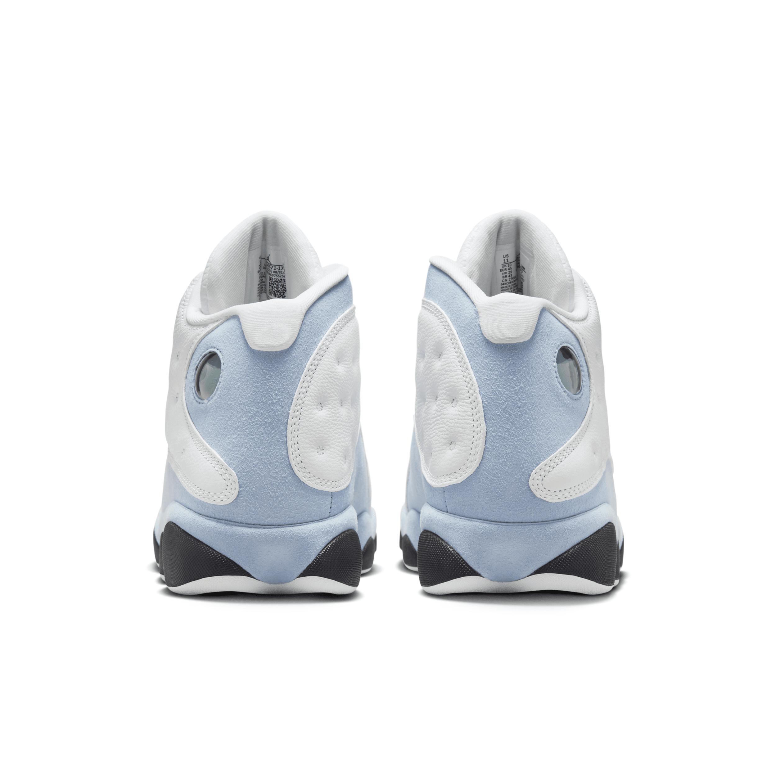Jordan Mens Retro 13 - Shoes Yellow Ochre/White/Blue Grey Product Image