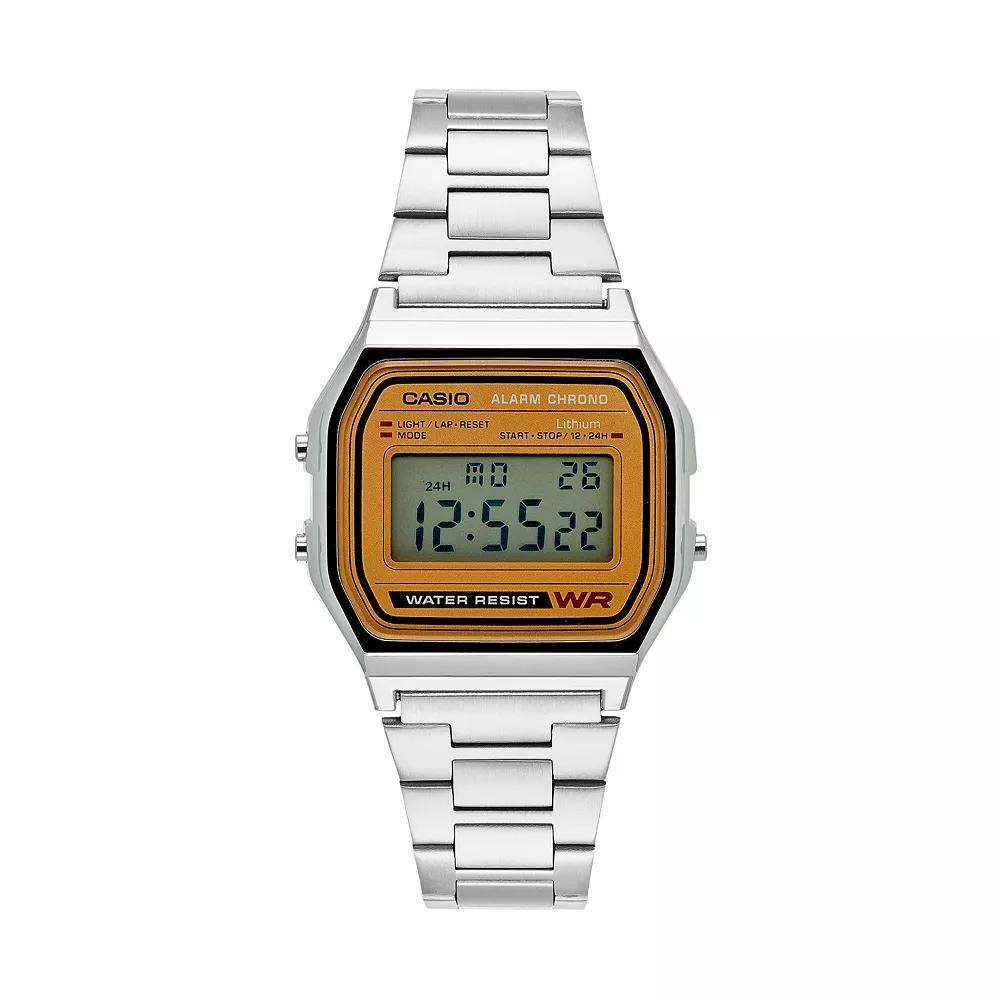 Casio Men's Digital Watch - A158WEA-9, Silver Tone Product Image