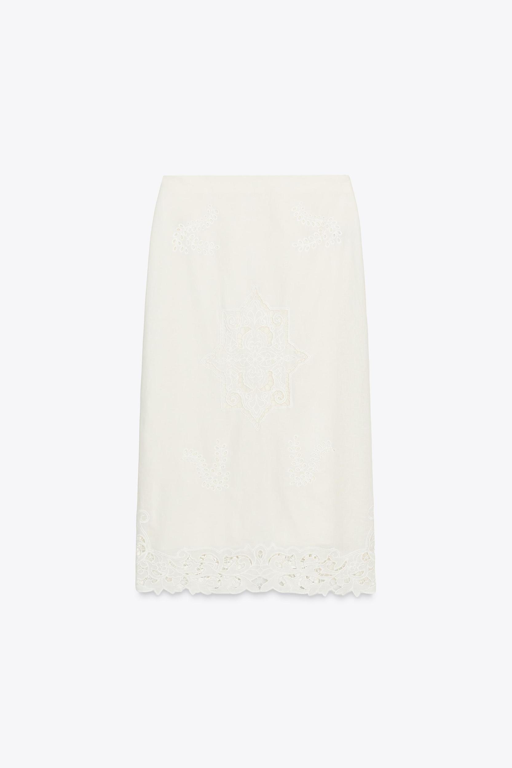 ZW COLLECTION EYELET EMBROIDERED BLOUSE Product Image