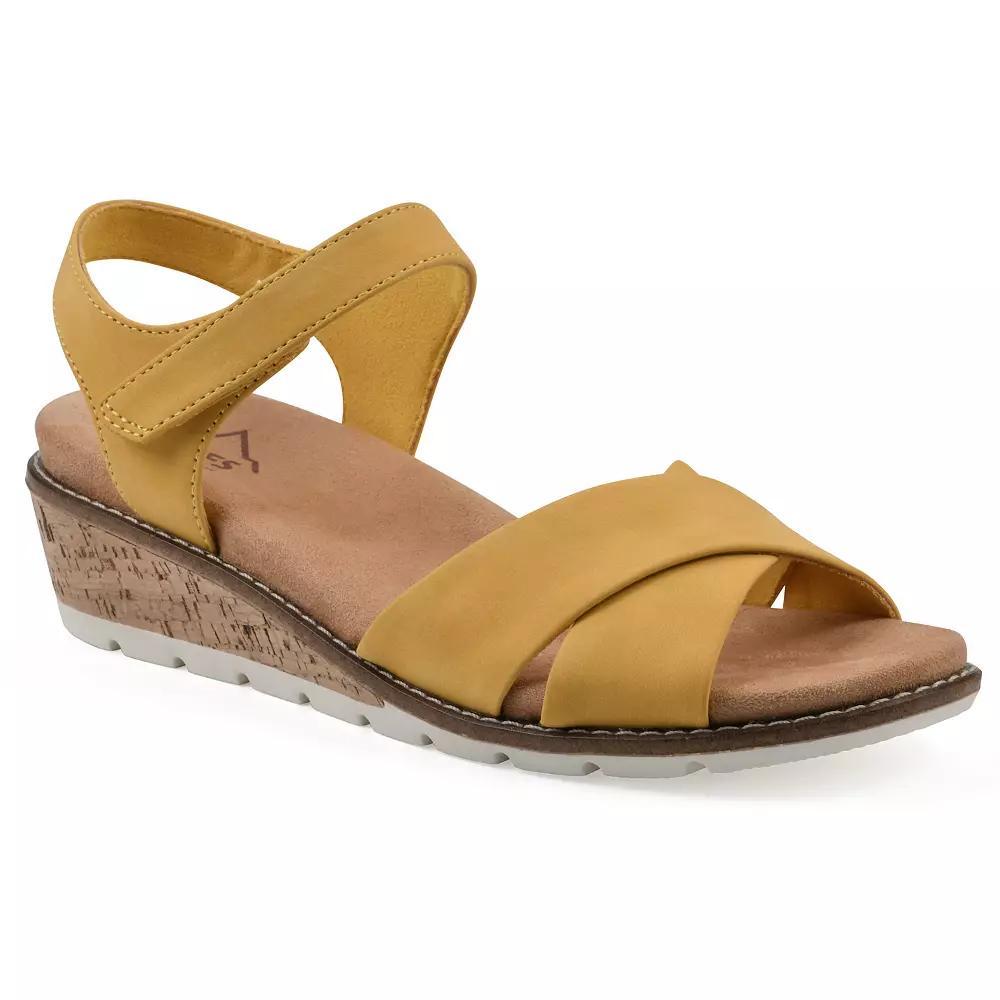 Cliffs by White Mountain Tinna Womens Wedge Sandals Product Image