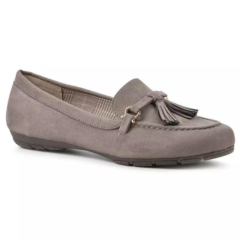 Cliffs By White Mountain Gush Women's Flats, Size: 8.5, Black Suedette Product Image