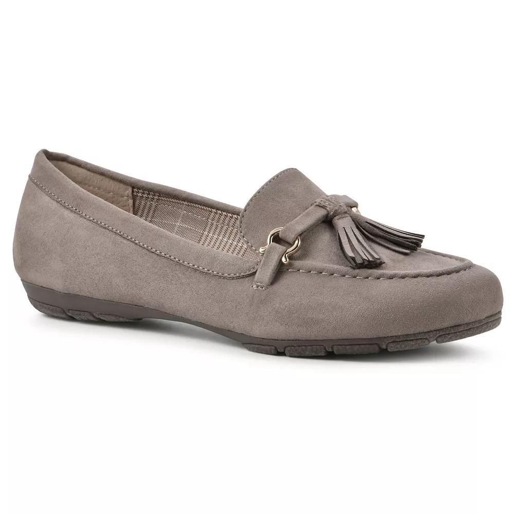 Cliffs By White Mountain Gush Women's Flats, Size: 8.5, Black Suedette Product Image