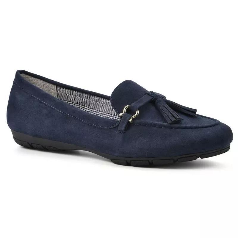 Cliffs By White Mountain Gush Women's Flats, Size: 8.5, Black Suedette Product Image