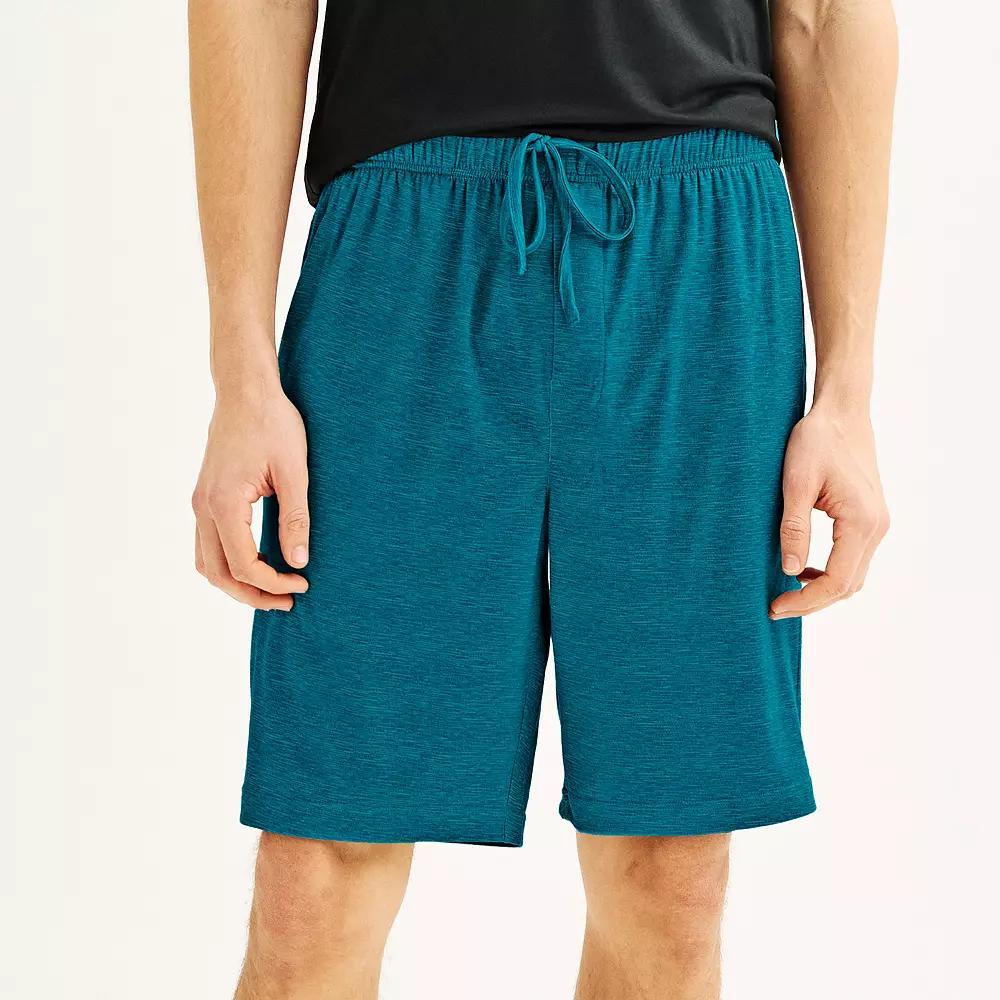 Men's Sonoma Goods For Life® Supersoft Pajama Shorts, Size: Medium, Light Gray Space Dye Product Image