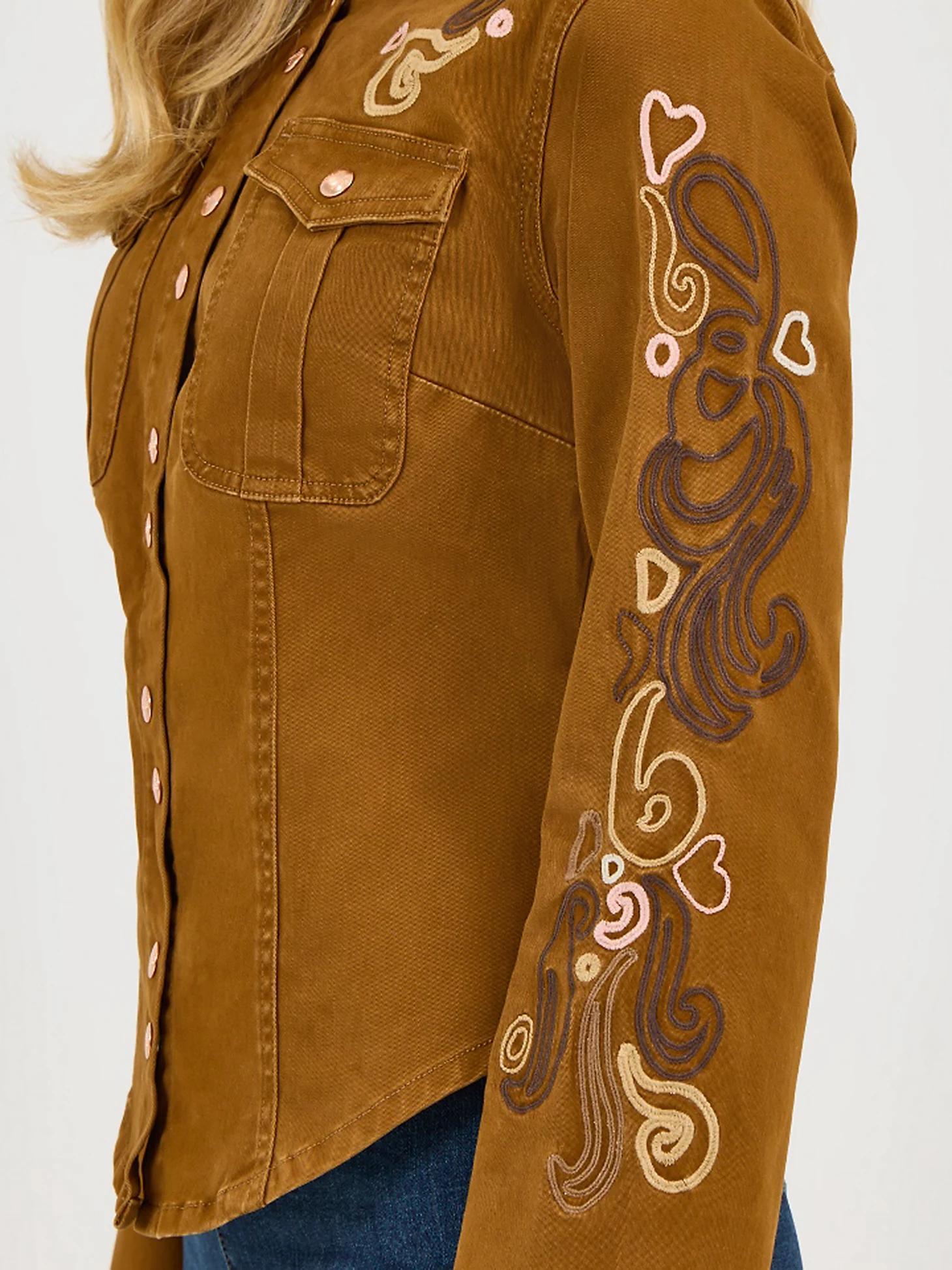 Wrangler x Lainey Wilson Embroidered Utility Jacket | Women's JACKETS & OUTERWEAR | Wrangler® Product Image
