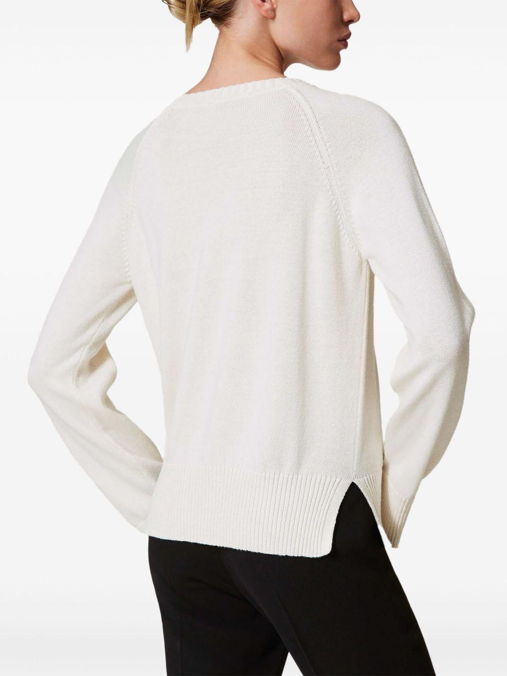 scarf-detail jumper  Product Image