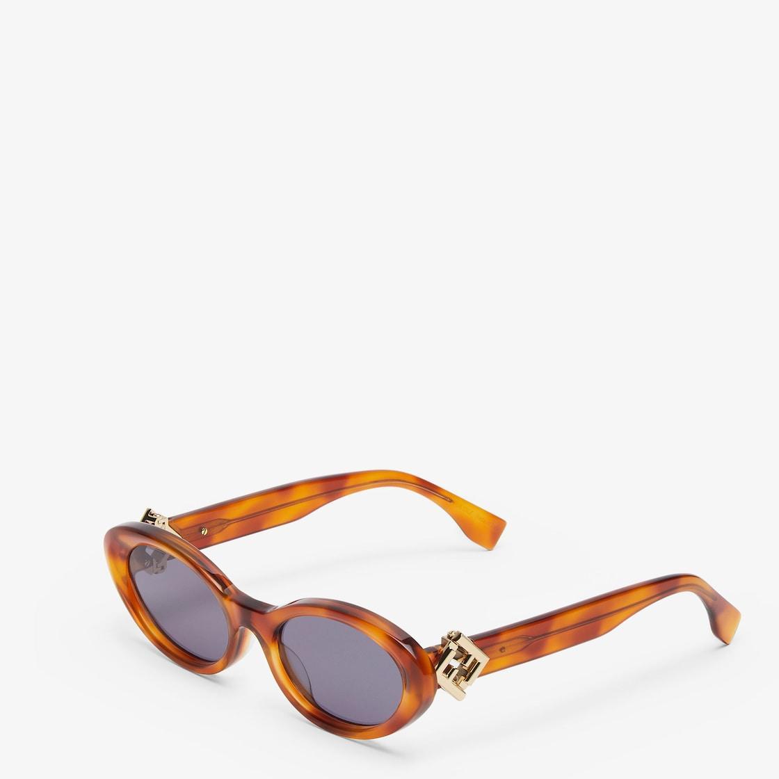 FF DiamondsLight Havana acetate sunglasses Product Image